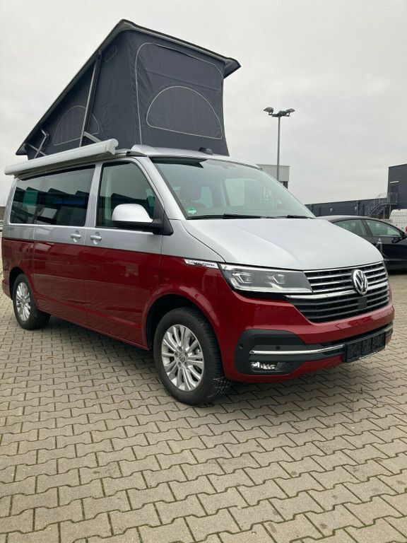 Rot Gebraucht 2021 VW T6.1 California Van | 62.500 € - Bild 1/4