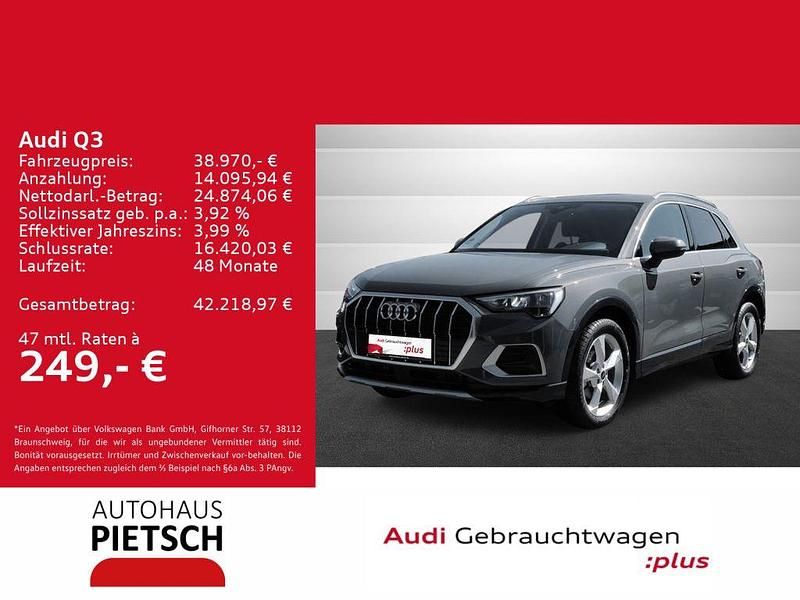 Grau Gebraucht 2024 Audi Q3 Advanced SUV | 38.970 € (Fairer Preis) - Bild 1/4
