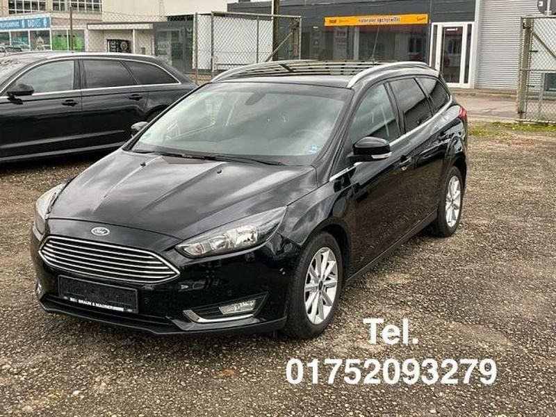 Shadow black Gebraucht 2016 Ford Focus Titanium Kombi | 8.990 € (Guter Preis) - Bild 1/4