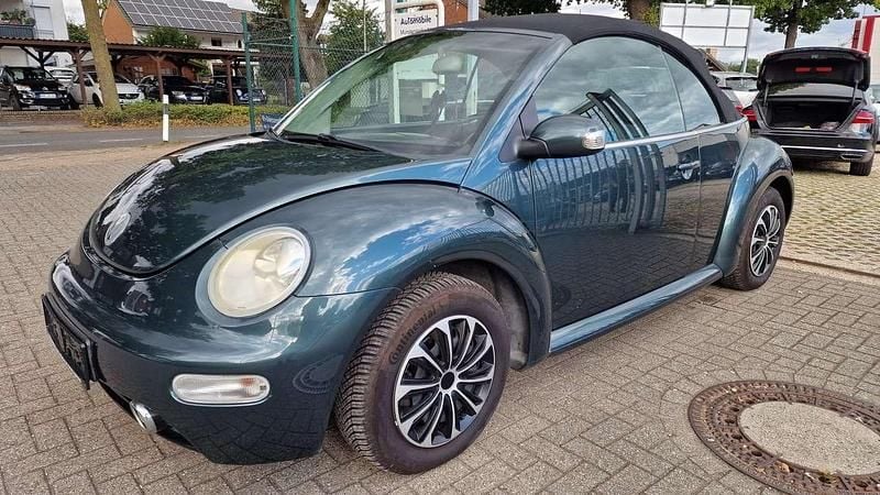 Grau grün met. Gebraucht 2004 VW Beetle Cabrio | 3.490 € (Fairer Preis) - Bild 1/4
