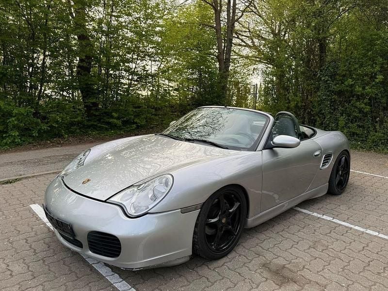 Silber Gebraucht 1998 Porsche 986 Boxster Cabrio | 9.999 € - Bild 1/4
