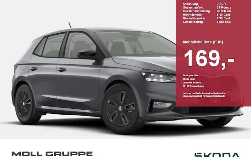 Neu Skoda Fabia Selection 150 PS (110 kW) 2025 Schwarz Kleinwagen