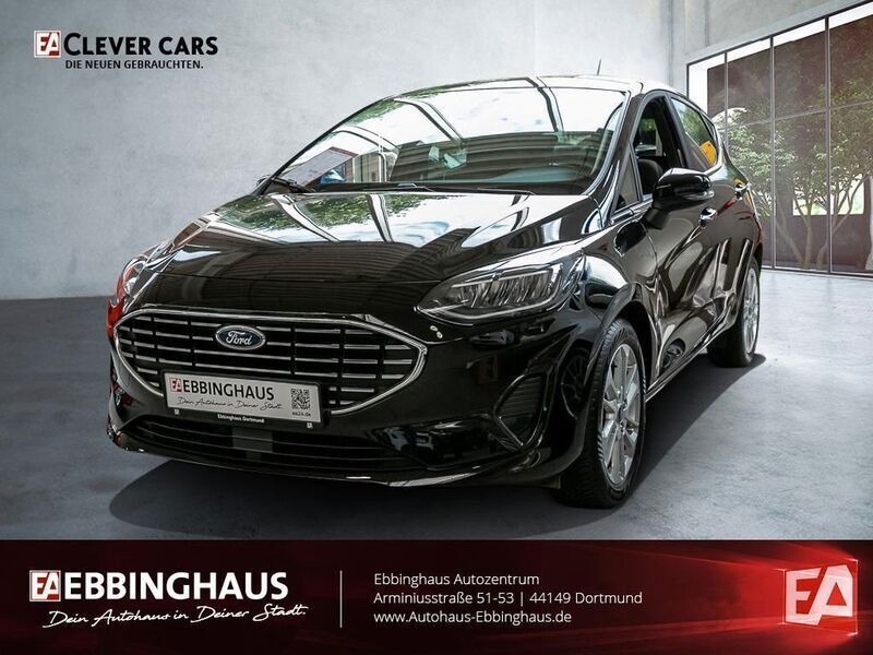Schwarz Gebraucht 2023 Ford Fiesta Titanium Kleinwagen | 18.999 € (Fairer Preis) - Bild 1/4