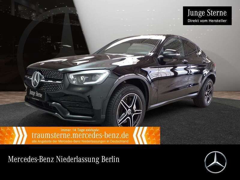 Schwarz Gebraucht 2021 Mercedes GLC300e AMG Coupé | 52.990 € (Etwas zu teuer) - Bild 1/3