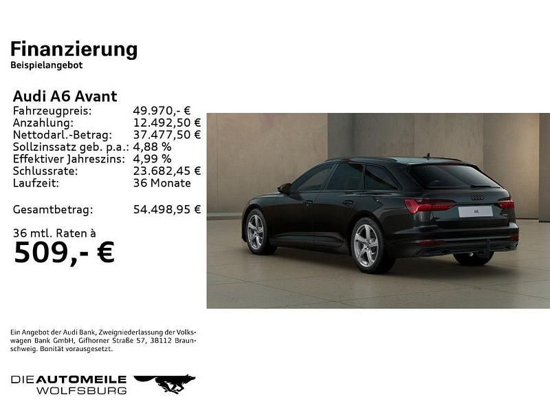 Gebraucht Audi A6 Advanced 245 PS (180 kW) 2025 Mythosschwarz metallic Kombi