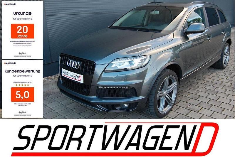 Grau Gebraucht 2013 Audi Q7 S-Line SUV | 21.600 € - Bild 1/4