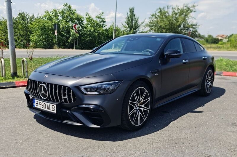 Grau Gebraucht 2022 Mercedes AMG GT 53 AMG Coupé | 99.700 € (Etwas zu teuer) - Bild 1/4