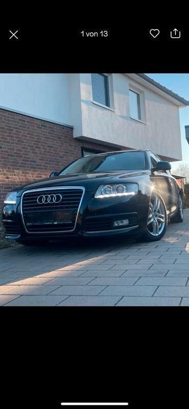 Schwarz Gebraucht 2010 Audi A6 Ambiente Kombi | 9.220 € (Etwas zu teuer) - Bild 1/4