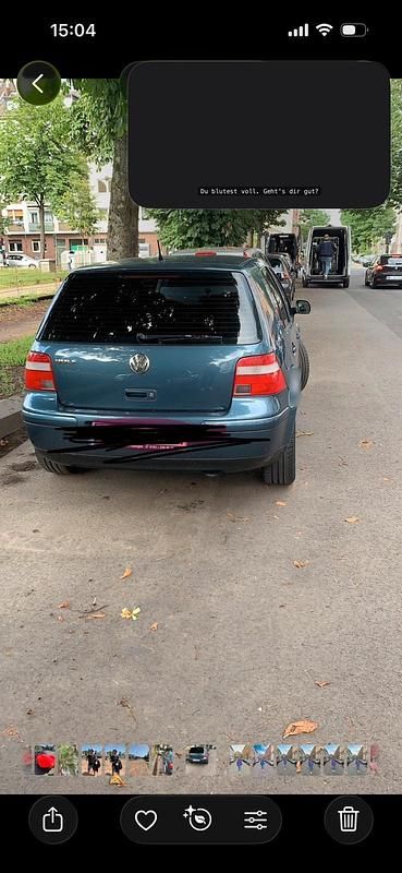 Gebraucht VW Golf IV 2003 Blau Kleinwagen