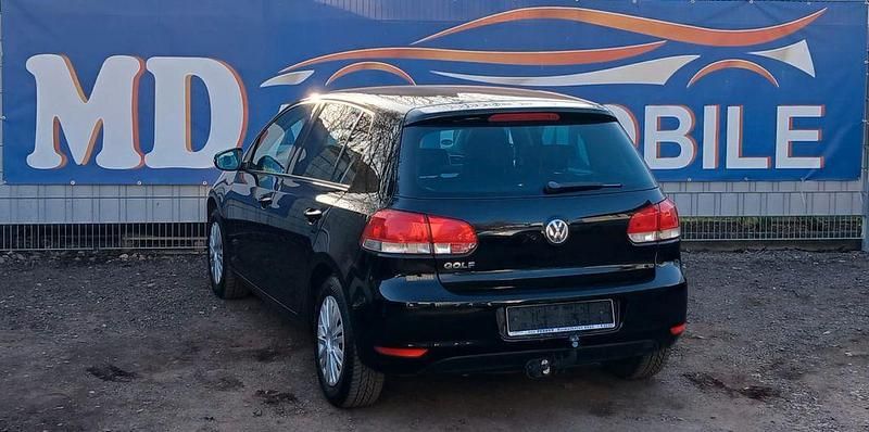 Gebraucht VW Golf VI Trendline 80 PS (58 kW) 2009 Schwarz Kleinwagen