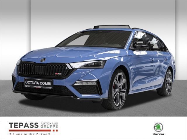 Blau Gebraucht 2024 Skoda Octavia RS Kombi | 45.903 € (Teuer) - Bild 1/4
