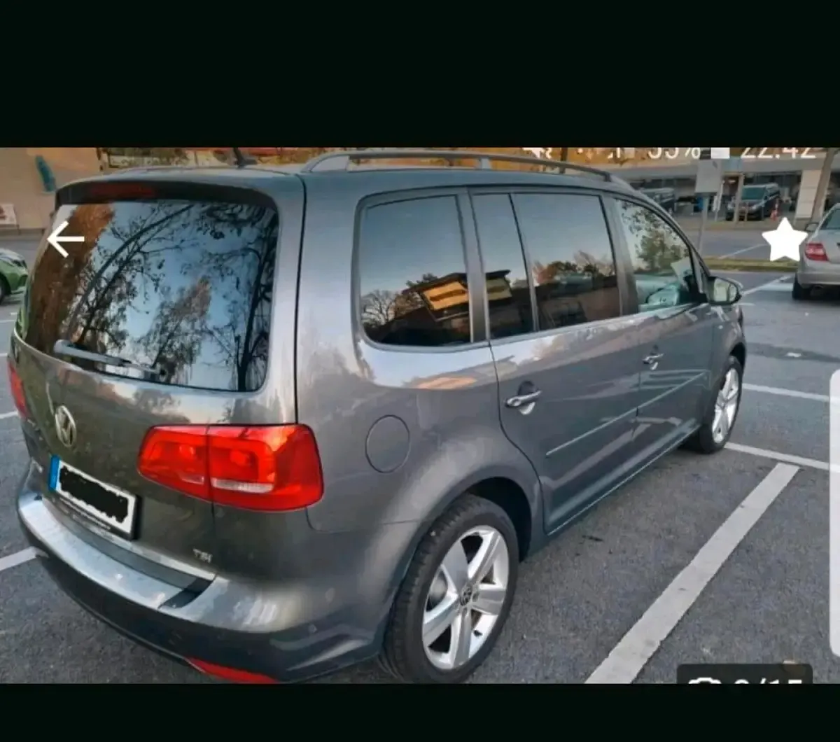 Gebraucht VW Touran 140 PS (102 kW) 2013 Grau Van / Kleinbus