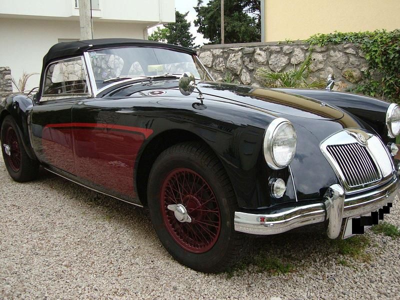 Second-hand MG MGA 1956 Negru Cabrio