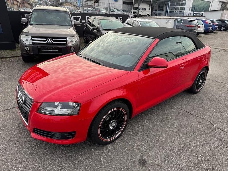 Brillantrot Gebraucht 2008 Audi A3 Cabriolet Ambition Cabrio | 6.990 € (Guter Preis) - Bild 1/4