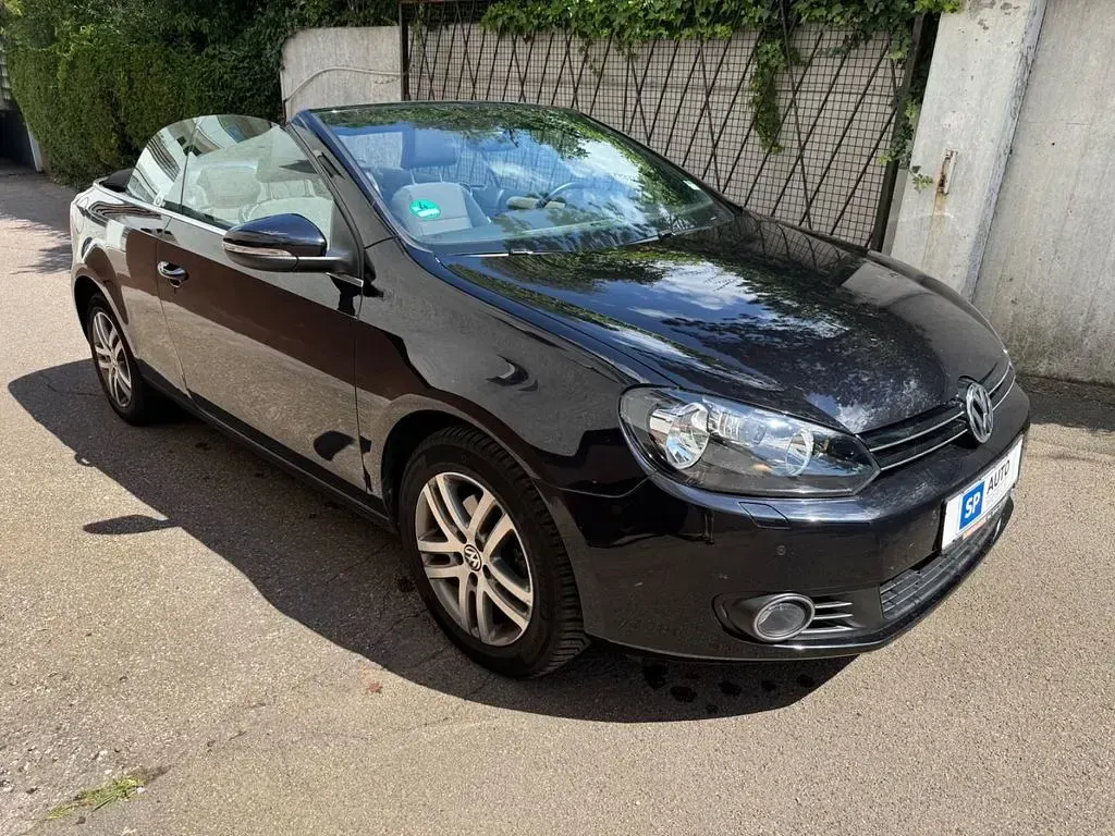 Gebraucht VW Golf Cabriolet 105 PS (77 kW) 2011 Schwarz Cabrio