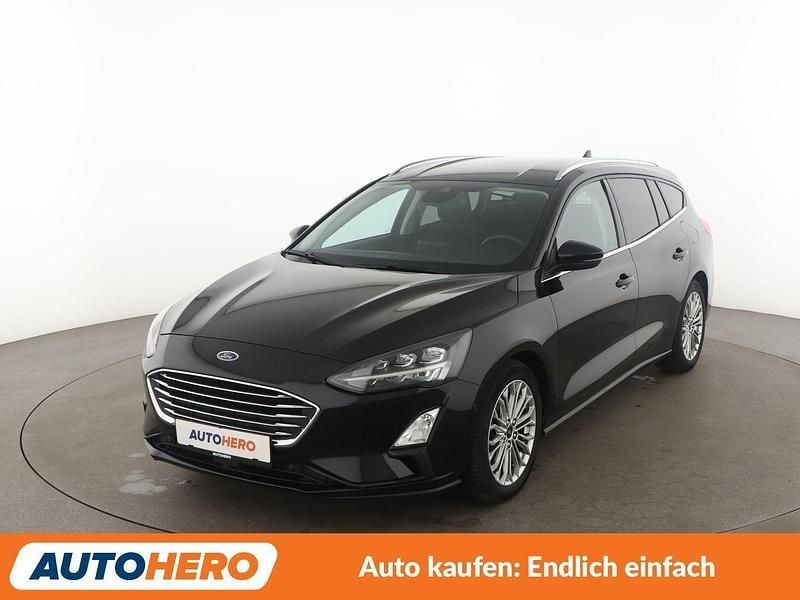 Schwarz Gebraucht 2020 Ford Focus Titanium Kombi | 15.960 € (Guter Preis) - Bild 1/3