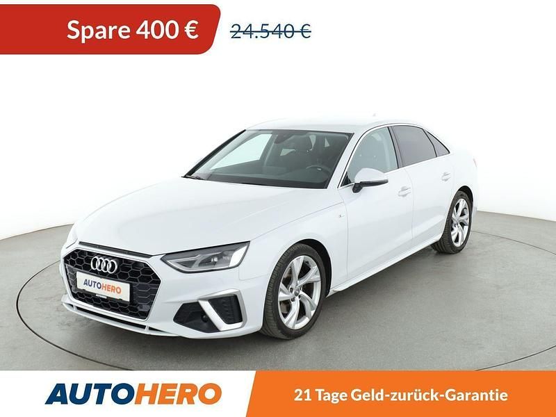 Weiß Gebraucht 2020 Audi A4 S-Line Limousine | 24.140 € (Guter Preis) - Bild 1/3