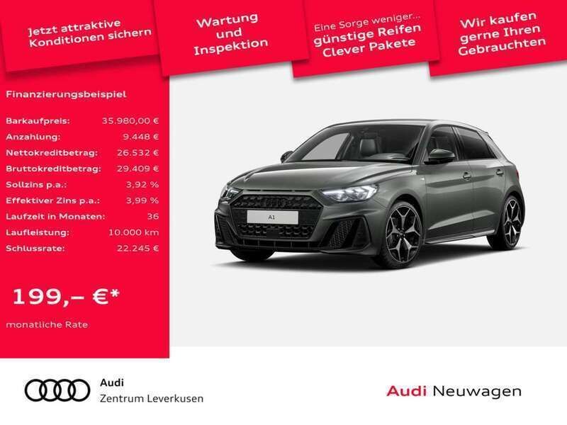Chronosgrau Neu 2025 Audi A1 Sportback S-Line Kleinwagen | 35.980 € (Fairer Preis) - Bild 1/4