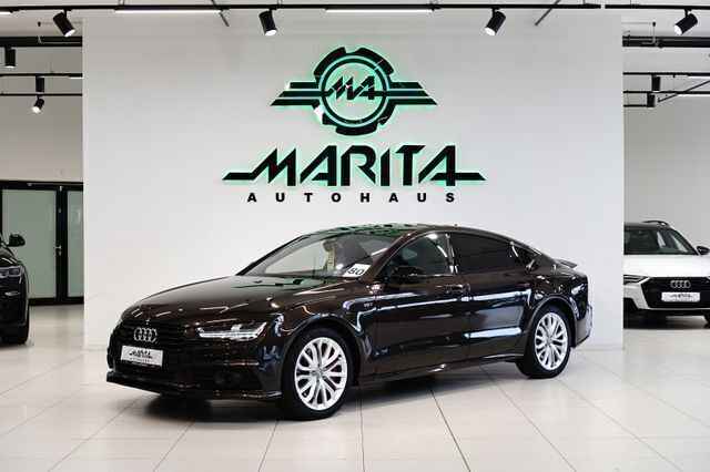 Braun Gebraucht 2017 Audi A7 Sportback Competition Kleinwagen | 40.449 € (Teuer) - Bild 1/4