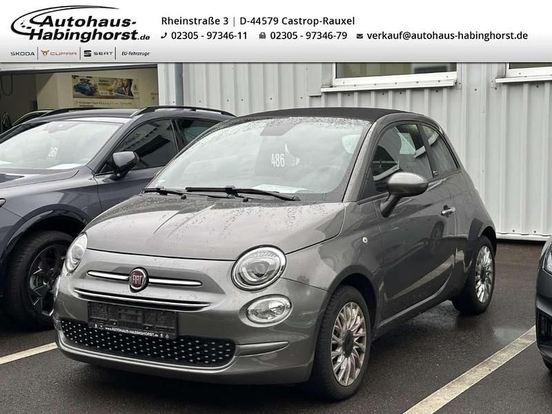Grau Gebraucht 2021 Fiat 500 Lounge Cabrio | 10.990 € (Fairer Preis) - Bild 1/3