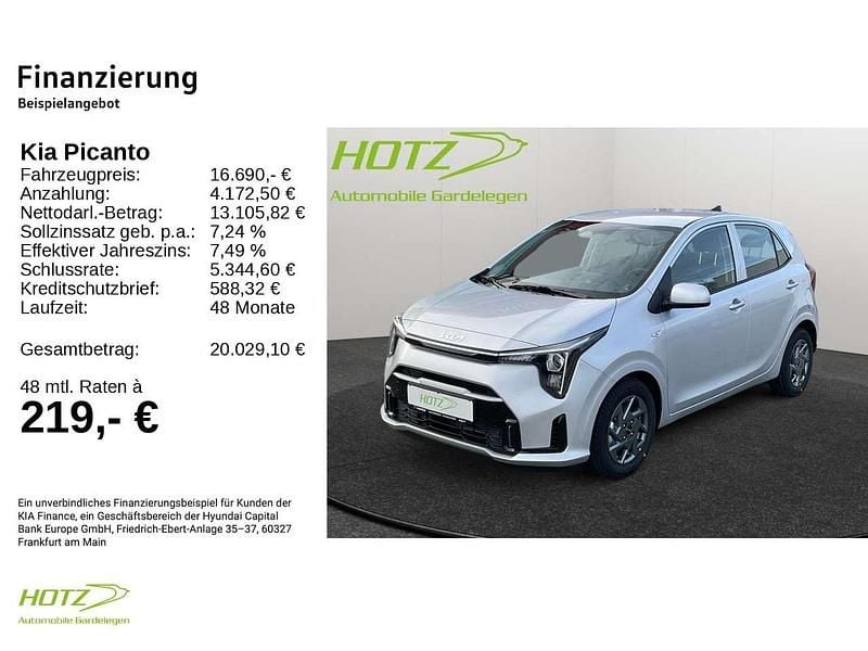 Neu Kia Picanto Vision 68 PS (50 kW) 2026 Silber Kleinwagen