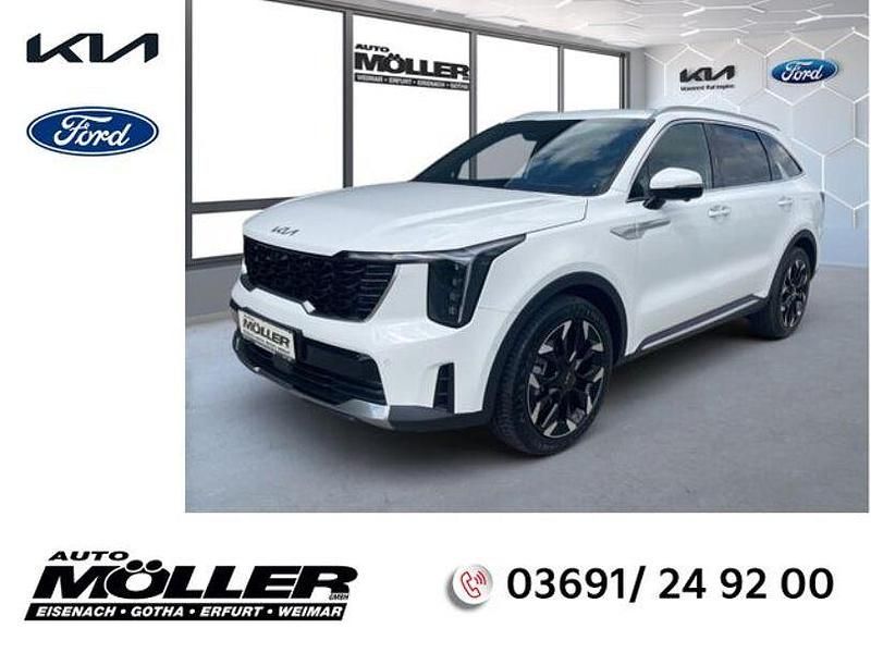 Clear white (weiss) Neu 2025 Kia Sorento Platinum SUV | 55.989 € (Guter Preis) - Bild 1/4