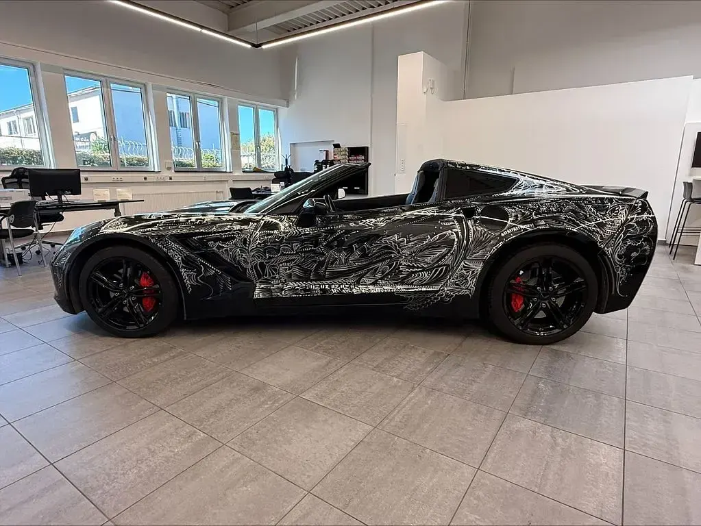 Second-hand Corvette Stingray 466 CP (342 kW) 2017 Negru Cabrio