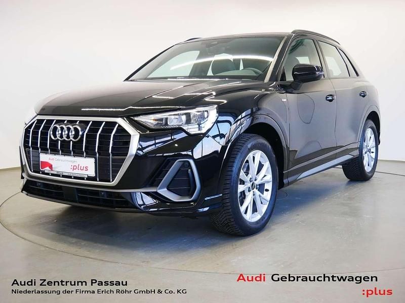 Mythosschwarz metallic Gebraucht 2024 Audi Q3 S-Line SUV | 36.500 € (Superpreis) - Bild 1/4