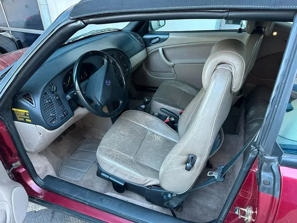Gebraucht Saab 900 Cabriolet 150 PS (110 kW) 1994 Rot Cabrio