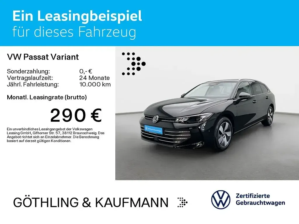Gebraucht VW Passat Business 150 PS (110 kW) 2025 Grenadillschwarz metallic Kombi