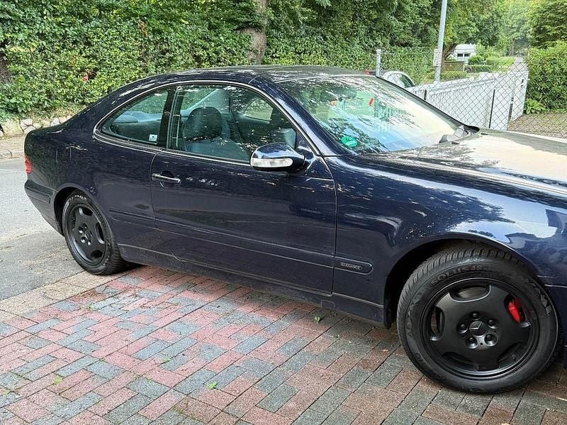 Blau Gebraucht 2000 Mercedes CLK200 Elegance Coupé | 4.500 € (Superpreis) - Bild 1/4