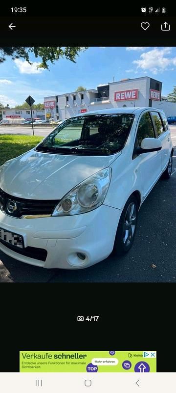 Weiß Gebraucht 2010 Nissan Note Van / Kleinbus | 2.000 € (Fairer Preis) - Bild 1/4