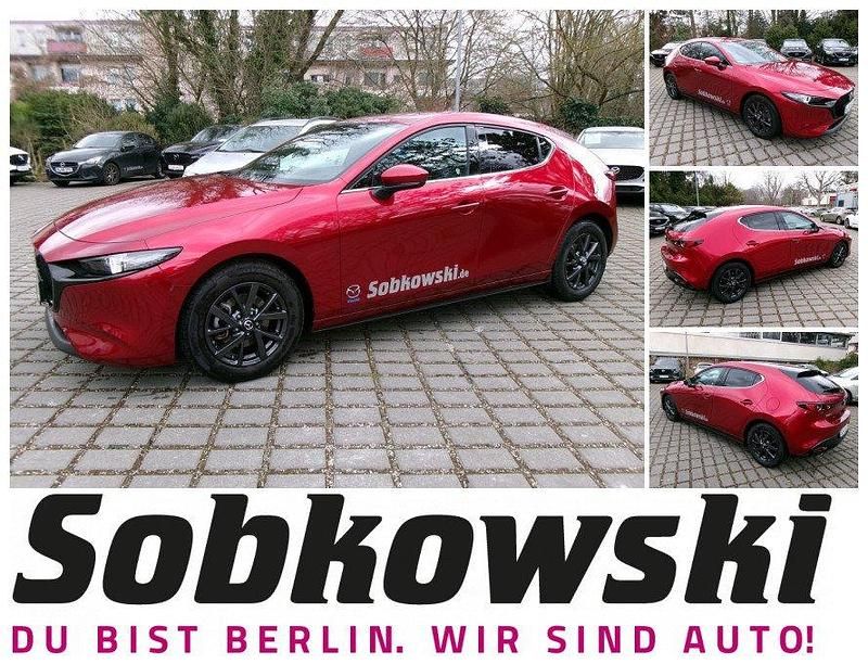 Rot Gebraucht 2023 Mazda 3 Exclusive-Line Kleinwagen | 28.990 € (Teuer) - Bild 1/4