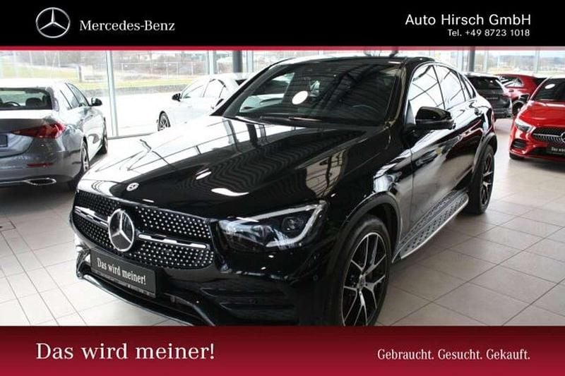 Lack obsidianschwarz Gebraucht 2019 Mercedes GLC300 AMG Coupé | 47.950 € (Teuer) - Bild 1/4