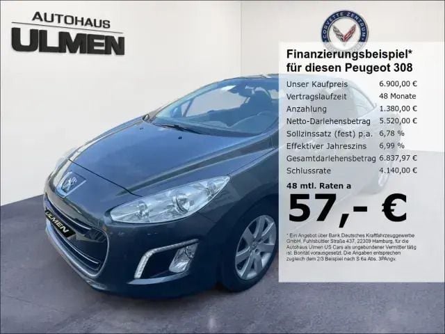 Lack grau shark/metalliclackierung mit schutzlack Gebraucht 2014 Peugeot 308 Active | 6.333 € (Guter Preis) - Bild 1/4