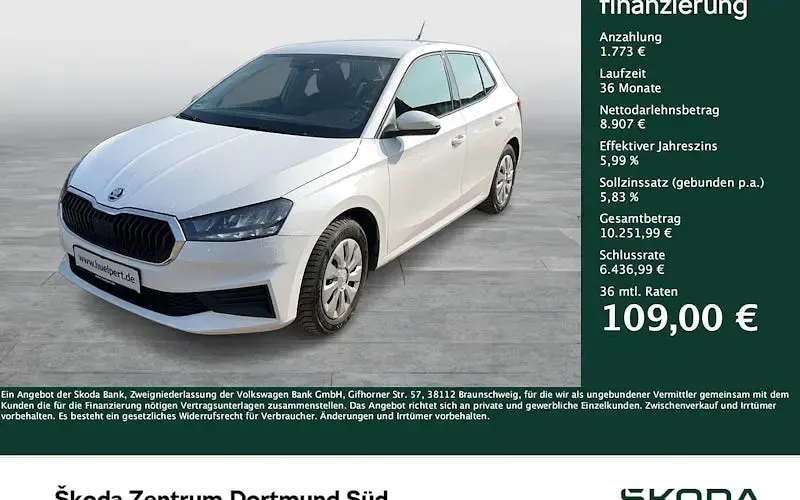 Gebraucht Skoda Fabia Active 80 PS (58 kW) 2023 Kleinwagen