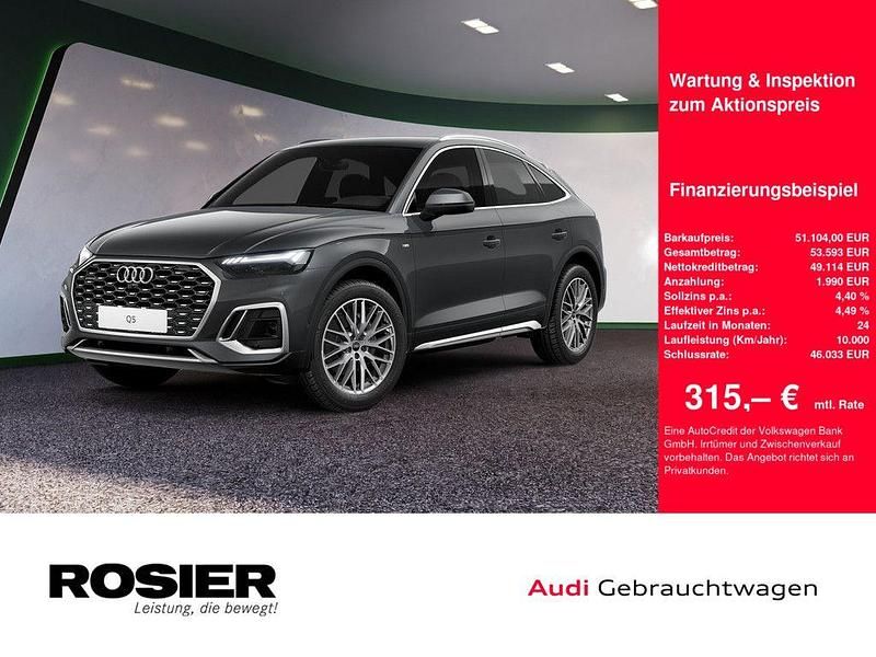 Grau / daytonagrau perleffekt Gebraucht 2025 Audi Q5 Sportback S-Line SUV | 51.104 € (Guter Preis) - Bild 1/4