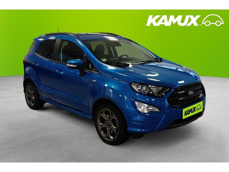Blau Gebraucht 2021 Ford Ecosport ST-Line SUV | 17.990 € (Etwas zu teuer) - Bild 1/3