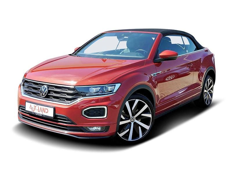 Rot Gebraucht 2021 VW T-Roc R-line SUV | 26.990 € (Fairer Preis) - Bild 1/4