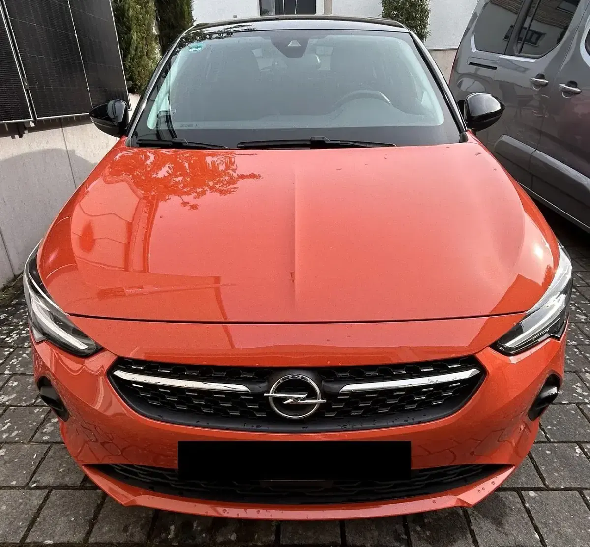 Usata Opel Corsa-e GS Line 100 kW (136 CV) 2022 Arancione Utilitaria