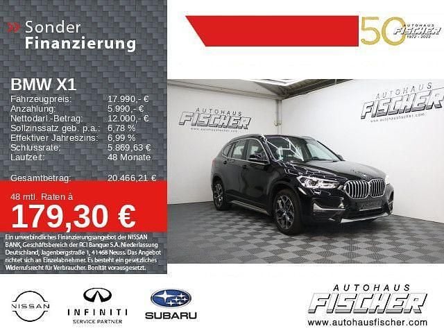 Schwarz Gebraucht 2019 BMW X1 xLine SUV | 17.990 € (Superpreis) - Bild 1/4