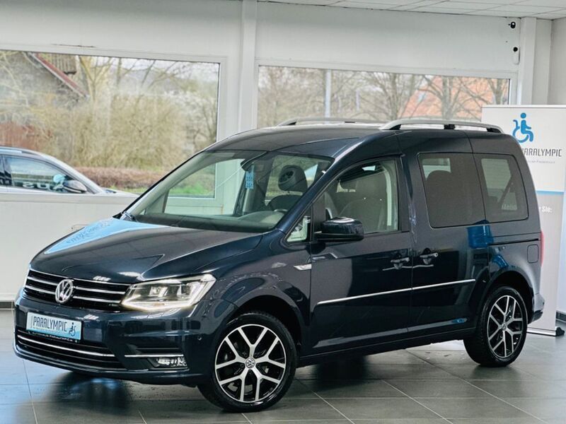 Gebraucht VW Caddy Highline 102 PS (75 kW) 2015 Starlight blue metallic Van / Kleinbus