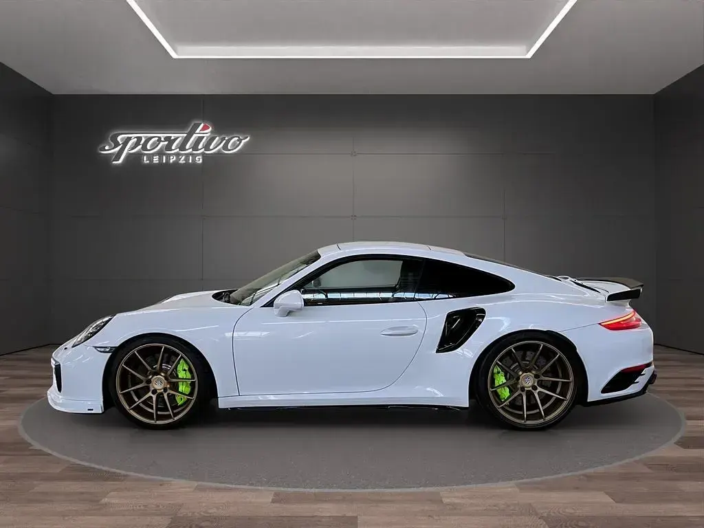 Gebraucht Porsche 911 Turbo 540 PS (397 kW) 2015 Carraraweiss/gletscherweiss Coupé