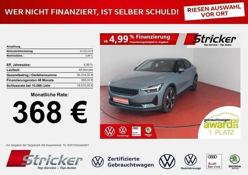 Magnesium (metallic) Gebraucht 2023 Polestar 2 Pilot-lite Kleinwagen | 30.949 € (Superpreis) - Bild 1/4