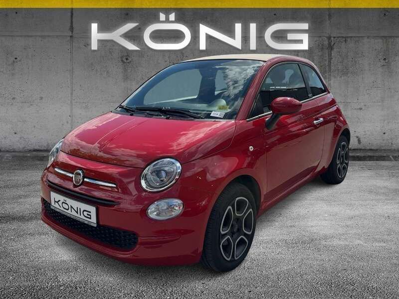 Rot Gebraucht 2023 Fiat 500C Club Cabrio | 13.997 € (Guter Preis) - Bild 1/4