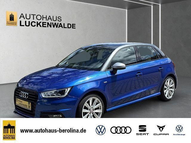 Blau Gebraucht 2018 Audi A1 Sportback S-Line Kleinwagen | 16.666 € (Fairer Preis) - Bild 1/4