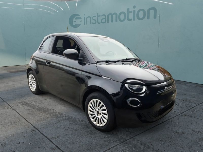 Schwarz Gebraucht 2021 Fiat 500e Action Limousine | 15.430 € (Teuer) - Bild 1/3