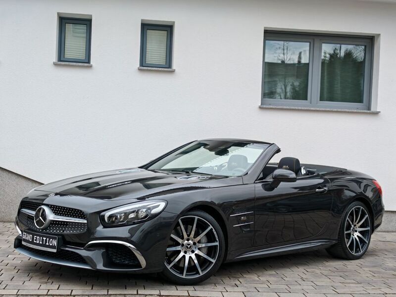 Gebraucht Mercedes SL500 455 PS (334 kW) 2019 Designo graphitgrau Cabrio