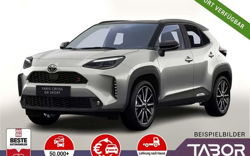 Silber Neu 2025 Toyota Yaris Hybrid Sport Limousine | 32.188 € (Teuer) - Bild 1/3