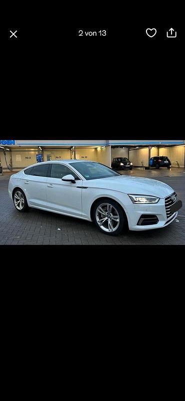 Gebraucht Audi A5 Sportback Sport 190 PS (139 kW) 2018 Weiß Kleinwagen